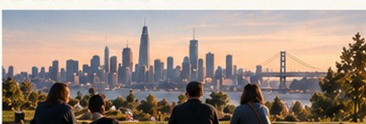 San Francisco skyline at sunset